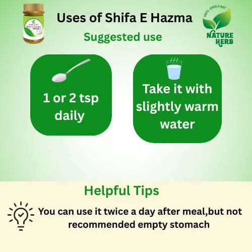 Shifa-e-Hazma – Herbal Digestive Course with Free Delivery Nature Herb